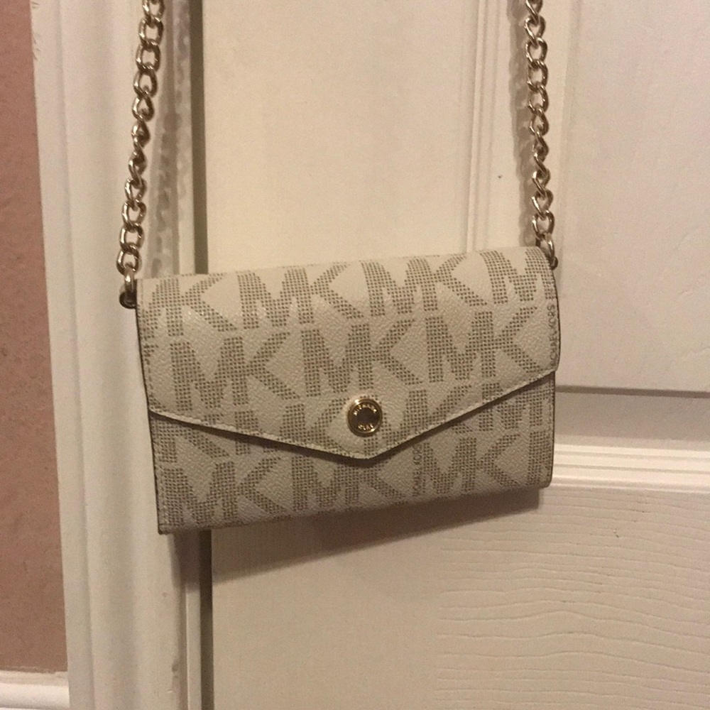 White MK bag